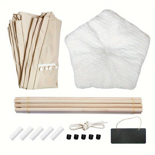 The Darling Teepee | Cosy Linen Cat Tent & Bed